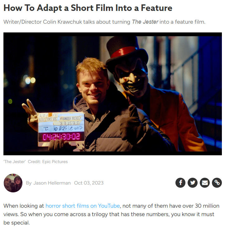 How To Adapt a Short Film Into a Feature